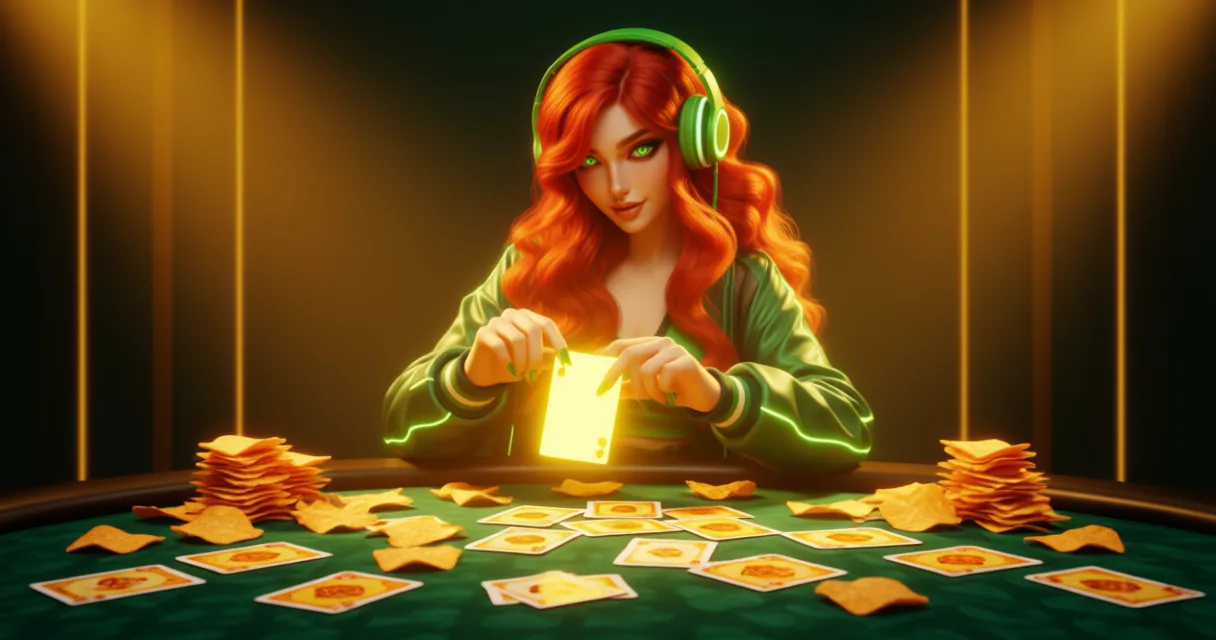 High stakes baccarat table displaying cards and chips